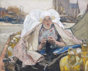 ドルトレヒトの乳母」1900年頃（油彩・キャンバス） 作： Hans von Bartels