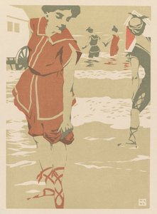 入浴者、c。 1900。 作： Hans von Newmann