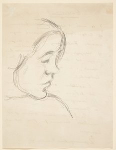 アーティストの妹、ボディルの肖像 作： Harald Giersing