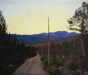 カントリーヘッド、カントリーロード 作： Harald Oscar Sohlberg