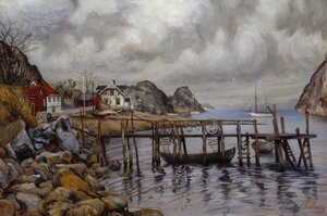 港から 作： Harald Oscar Sohlberg