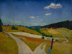 畑の収穫 作： Harald Oscar Sohlberg