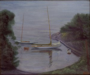 帆船（キャンバスに油彩）