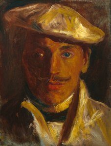 自画像 作： Harald Oscar Sohlberg