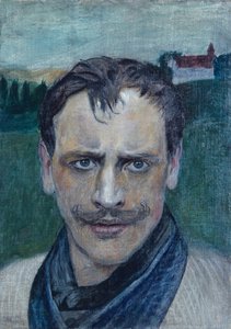 自画像 作： Harald Oscar Sohlberg