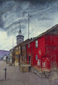ローロスの通り 作： Harald Oscar Sohlberg