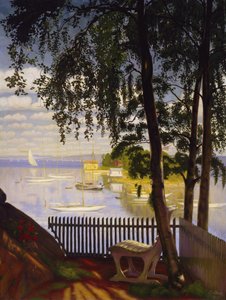 ナースネス湾の夏の日曜日 作： Harald Oscar Sohlberg
