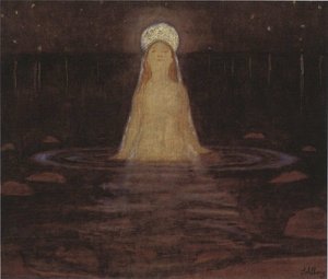 人魚、1897年。 作： Harald Oscar Sohlberg