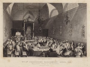 1831年4月、ウィリアム4世を挑発する議会