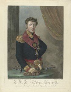 オランダのフレデリック王子の肖像 (1797-1881) 作： Harmanus Langerveld