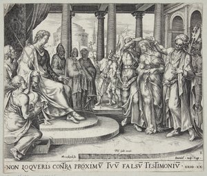 スザンヌは長老たちに訴えられる 作： Harmen Jansz. Muller
