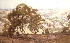 風景 作： Harold Brocklebank Herbert