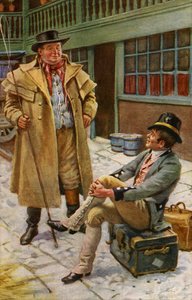 チャールズディケンズのピックウィックペーパー 作： Harold Copping