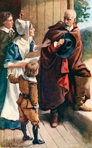 クリスチアーナの訪問者 作： Harold Copping