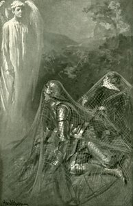 ネットに絡まる 作： Harold Copping