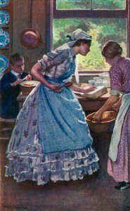 ルイザMオルコットによる善妻のイラスト 作： Harold Copping