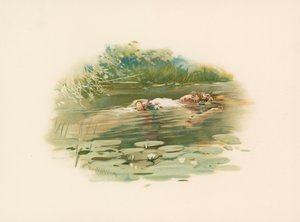 オフィーリア、溺死 作： Harold Copping