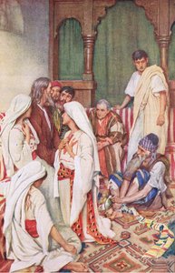 アガブスの説教、ハロルド・コッピングのイラストからのイラスト：クラウン・シリーズ、1920年代 作： Harold Copping