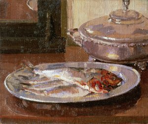 皿の上の魚