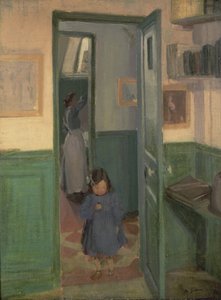 シカトの家で 作： Harold Gilman