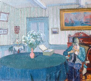 インテリア 作： Harold Gilman