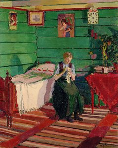ノルウェーのインテリア、1913 作： Harold Gilman