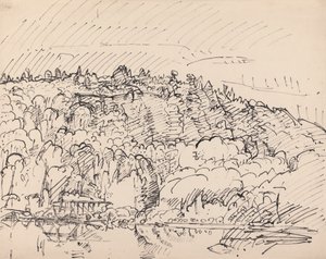 ノルウェーの風景 作： Harold Gilman
