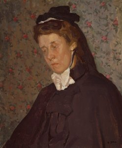 看護師、1908 作： Harold Gilman