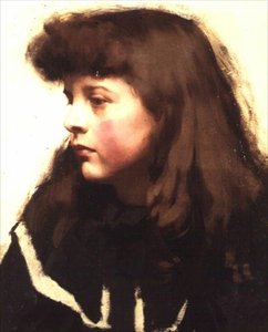 少女の肖像 作： Harold Harvey