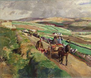 市場への道 作： Harold Harvey