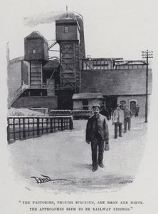 「広々とした工場の中は、汚くて汚くて......」（モノクロ写真 作： Harold Hume Piffard