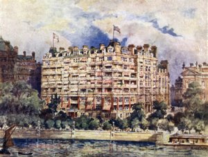 1889年にサボイホテルのリバーフロント