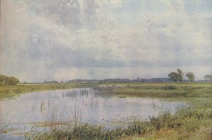 平原の川、1910 作： Harold Sutton Palmer