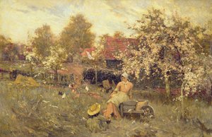 果樹園で 作： Harold Waite