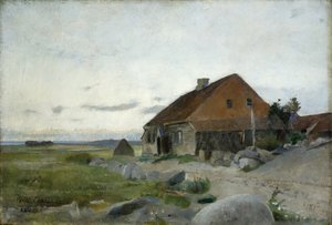 クヴァルベインより（キャンバスに油彩） 作： Harriet Backer