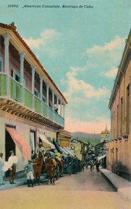 アメリカ領事館、サンティアゴ デ クーバ、c1911