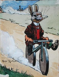 フリーホイーリング（紙にボディカラー） 作： Harry Rountree