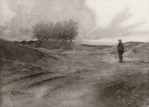 ゴルフコースウィンブルドン、オン・ザ・コモン（リトグラフ） 作： Harry (1878 1950) Rountree