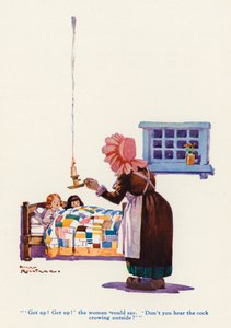 未亡人と彼女の小さな乙女たち（カラーリソ） 作： Harry Rountree