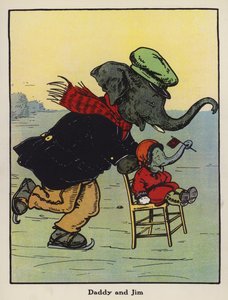 パパとジム（カラーリトグラフ 作： Harry B Neilson