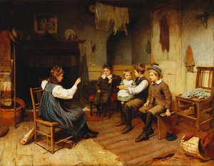 学校で遊ぶ 作： Harry Brooker