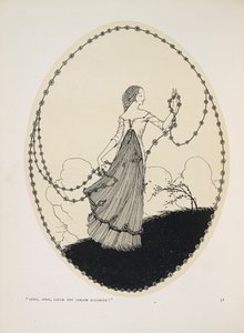 エイプリル"エイプリル、エイプリル、少女らしい笑いを！" 作： Harry Clarke