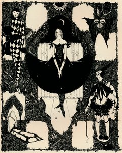 コロンバイン、1900-1930年、1925年 作： Harry Clarke