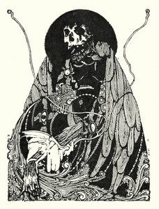 エドガー・アラン・ポー：エンド・ピース（リトグラフ） 作： Harry Clarke