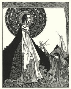 エドガー・アラン・ポー：リギア（リトグラフ） 作： Harry Clarke