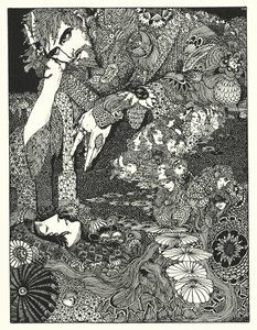 エドガー・アラン・ポー：モレラ（リトグラフ） 作： Harry Clarke