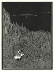 エドガー・アラン・ポー：金の虫（リトグラフ） 作： Harry Clarke
