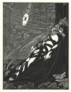エドガー・アラン・ポー：落とし穴と振り子（リトグラフ） 作： Harry Clarke