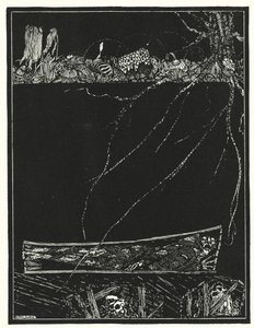 エドガー・アラン・ポー：早すぎた埋葬（リトグラフ） 作： Harry Clarke