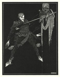 エドガー・アラン・ポー：ウィリアム・ウィルソン（リトグラフ） 作： Harry Clarke